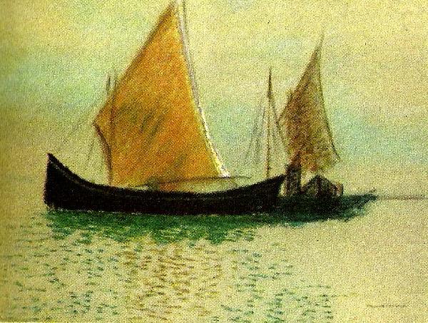 segelbatar i venedig, Odilon Redon